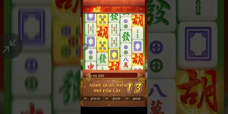 Game thiết kế đặc trưng 4 hàng và 5 cuộn, tổng 20 ô biểu tượng