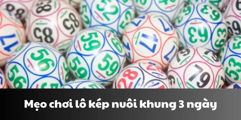 Mẹo chơi lô kép nuôi khung 3 ngày