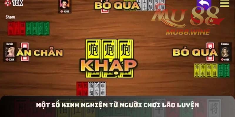 Một số kinh nghiệm từ người chơi lão luyện