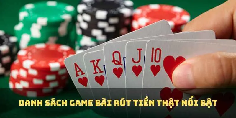 Danh sách game bài rút tiền thật phổ biến tại MU88