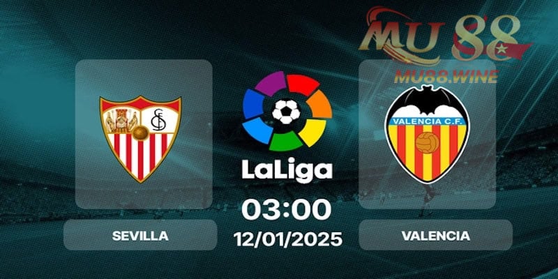 Ví dụ điển hình về kèo nhà cái MU88 trong trận Sevilla vs Valencia
